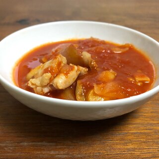 ホットクック☆鶏モモ肉と玉ねぎのトマト煮